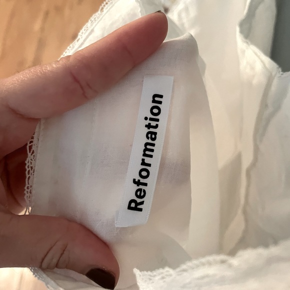 Reformation Dianne Dress in Ivory NWT 6 - Picture 10 of 13